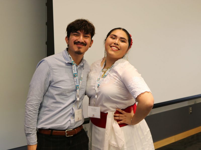 Erik Criollo and Mary Jane Vazquez posing at the LCI 10th Anniversary Gala