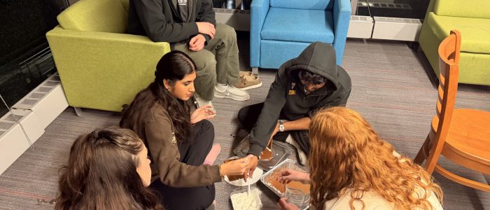 IMG_0085 Students Making gingerbread house